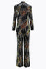 Load image into Gallery viewer, Sparkly 2 Piece Black Sequin Peak Lapel Women Prom Suits