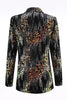 Load image into Gallery viewer, Sparkly 2 Piece Black Sequin Peak Lapel Women Prom Suits