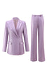 Load image into Gallery viewer, 2 Piece Wisteria Satin Peak Lapel Women Prom Suits