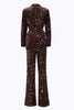 Load image into Gallery viewer, 2 Piece Sparkly Coffee Sequin Peak Lapel Women Prom Suits with Sash