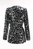 Load image into Gallery viewer, 2 Piece Sparkly Black Sequin Women Prom Suits with Sash