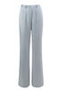 Load image into Gallery viewer, 2 Piece Dusty Blue Satin Women Prom Suits with Sash