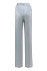 Load image into Gallery viewer, 2 Piece Dusty Blue Satin Women Prom Suits with Sash