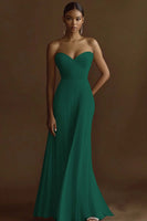 Load image into Gallery viewer, Sweetheart Ivory Pleated Maxi Wedding Reception Dress