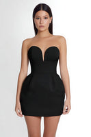 Load image into Gallery viewer, Simple Sweetheart Bodycon Tight Little Black Dress