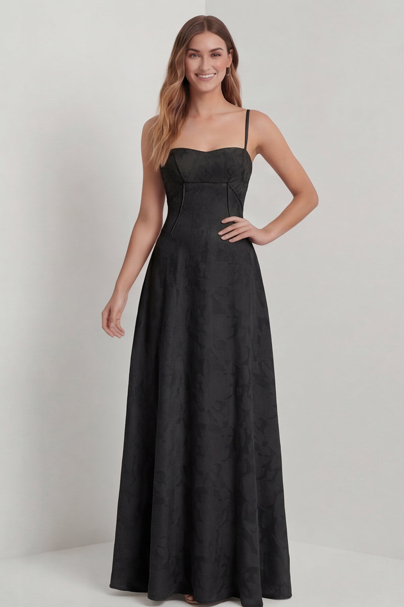 Load image into Gallery viewer, Sage Green Floral Corset A Line Spaghetti Straps Formal Dress