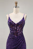 Load image into Gallery viewer, Sparkly Dark Green Corset Sequin Short Tight Prom Dress