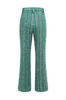 Load image into Gallery viewer, 2 Piece Dark Green Tweed Plaid Women Prom Suits