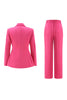 Load image into Gallery viewer, 2 Piece Fuchsia Double Breasted Women Prom Suits
