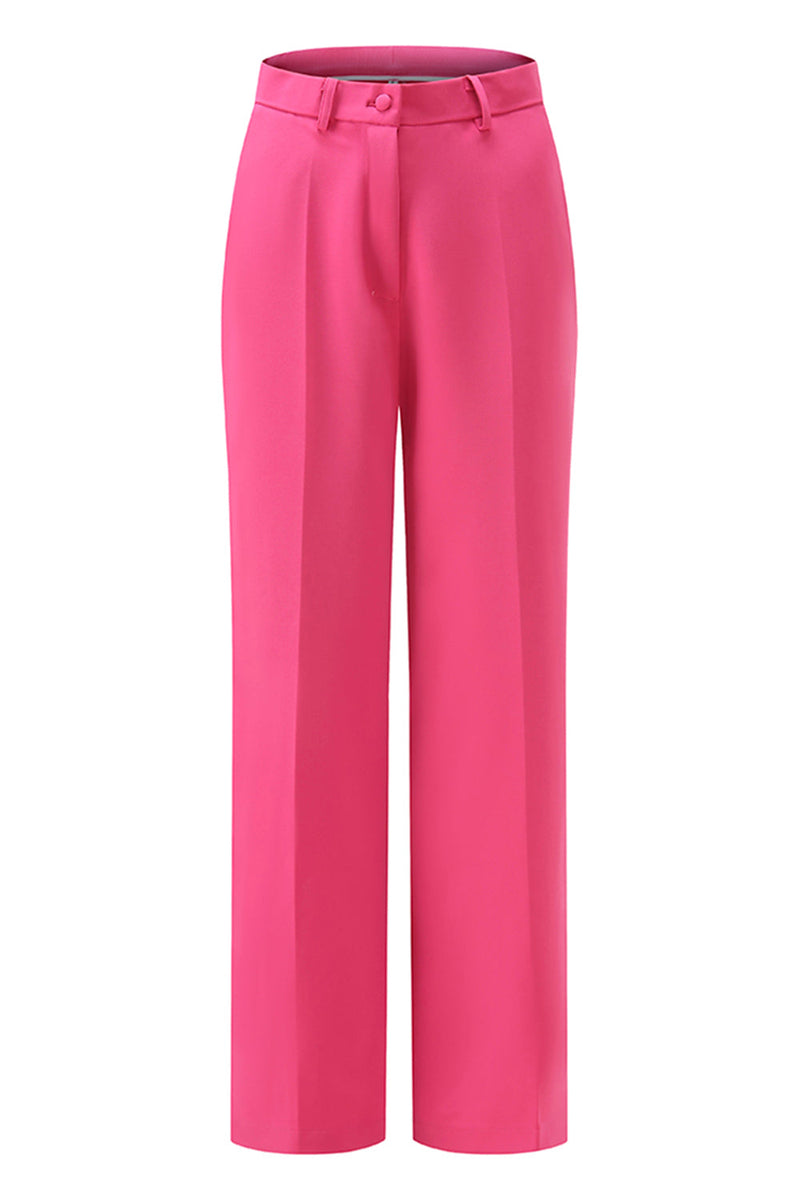 Load image into Gallery viewer, 2 Piece Fuchsia Double Breasted Women Prom Suits