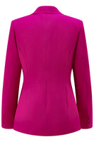 Load image into Gallery viewer, 2 Piece Dark Fuchsia Notched Lapel Women Prom Suits