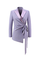 Load image into Gallery viewer, 2 Piece Lilac Peak Lapel Women Prom Suits with Sash
