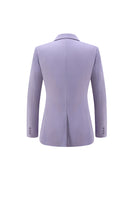 Load image into Gallery viewer, 2 Piece Lilac Peak Lapel Women Prom Suits with Sash