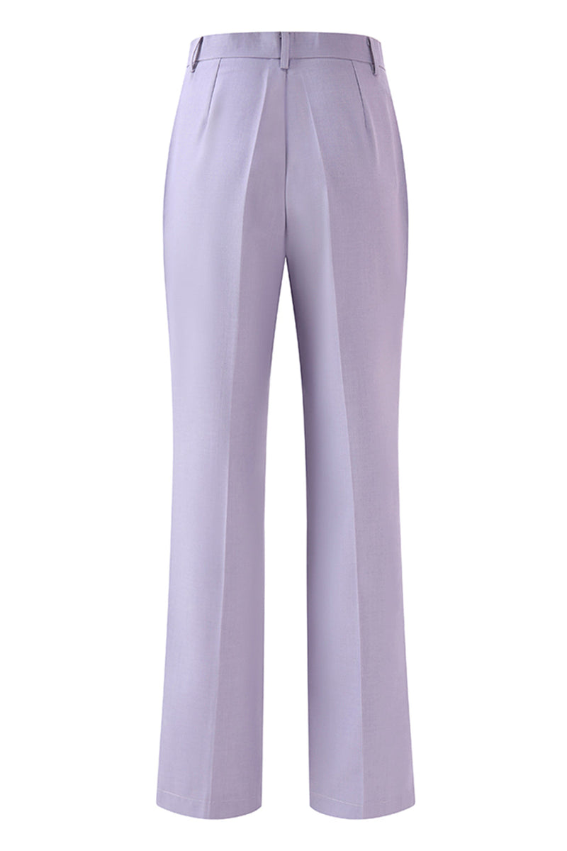 Load image into Gallery viewer, 2 Piece Lilac Peak Lapel Women Prom Suits with Sash
