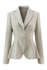 Load image into Gallery viewer, 2 Piece Grey Green Notched Lapel Women Prom Suits