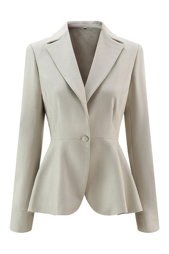2 Piece Grey Green Notched Lapel Women Prom Suits