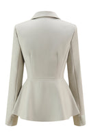 Load image into Gallery viewer, 2 Piece Grey Green Notched Lapel Women Prom Suits