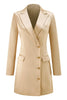 Load image into Gallery viewer, Champagne Peak Lapel Single Breasted Prom Blazer