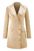 Load image into Gallery viewer, Champagne Peak Lapel Single Breasted Prom Blazer
