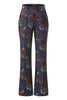 Load image into Gallery viewer, 2 Piece Blue Red Peak Lapel Floral Women Prom Suits
