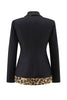 Load image into Gallery viewer, 2 Piece Black Shawl Lapel Women Prom Suits with Bow