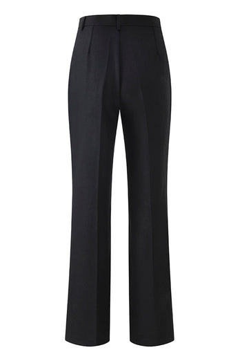 2 Piece Black Shawl Lapel Women Prom Suits with Bow