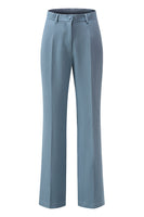 Load image into Gallery viewer, 2 Piece Grey Blue Notched Lapel Cut Out Women Prom Suits