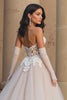 Load image into Gallery viewer, Sweetheart Ivory Sweep Train A Line Wedding Dress with Lace