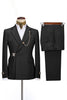 Load image into Gallery viewer, 2 Piece Notched Lapel Navy Prom Men&#39;s Suits