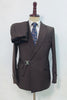 Load image into Gallery viewer, 2 Piece Notched Lapel Navy Prom Men&#39;s Suits