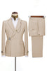 Load image into Gallery viewer, 2 Piece Notched Lapel Navy Prom Men&#39;s Suits