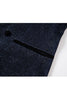 Load image into Gallery viewer, Sparkly 2 Piece Navy Shawl Lapel Prom Men&#39;s Suits