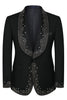 Load image into Gallery viewer, Sparkly Black 3 Piece Prom Men&#39;s Suits with Rhinestones
