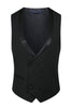 Load image into Gallery viewer, Sparkly Black 3 Piece Prom Men&#39;s Suits with Rhinestones