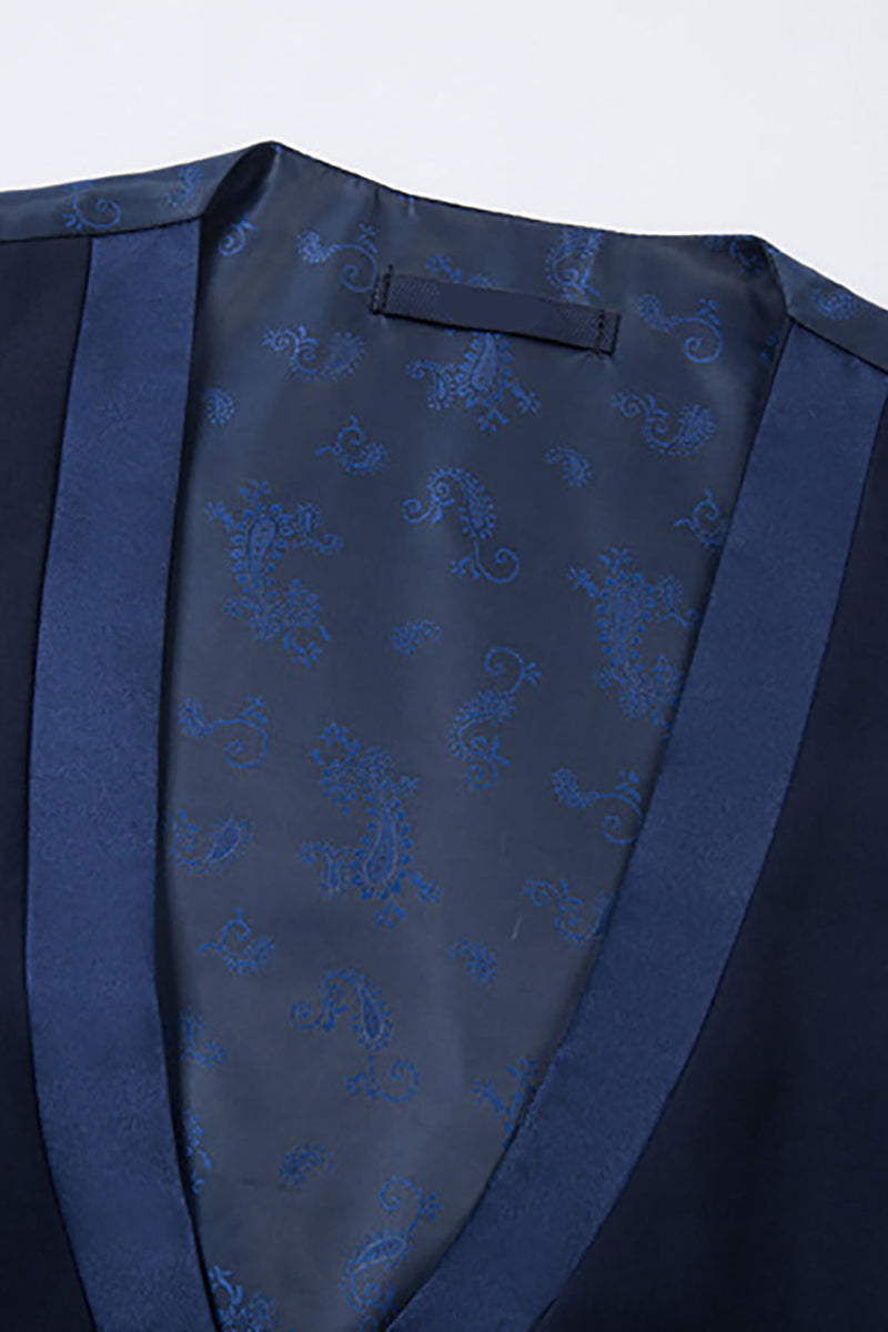 Load image into Gallery viewer, Sparkly Black 3 Piece Prom Men&#39;s Suits with Rhinestones