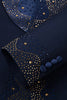 Load image into Gallery viewer, Sparkly Black 3 Piece Prom Men&#39;s Suits with Rhinestones