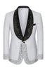 Load image into Gallery viewer, Sparkly Black 3 Piece Prom Men&#39;s Suits with Rhinestones