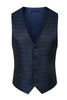 Load image into Gallery viewer, 3 Piece Khaki Jacquard Double Breasted Prom Men&#39;s Suits