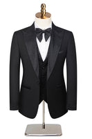 Load image into Gallery viewer, 3 Piece One Button Ivory Prom Men&#39;s Suits with Pockets