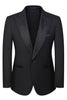 Load image into Gallery viewer, 3 Piece One Button Ivory Prom Men&#39;s Suits with Pockets