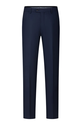 3 Piece One Button Ivory Prom Men's Suits with Pockets