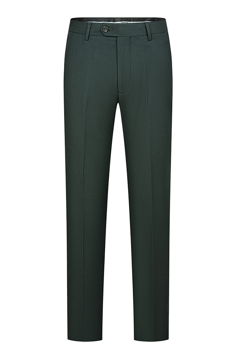 Load image into Gallery viewer, 3 Piece Dark Green Shawl Lapel Jacquard Prom Men&#39;s Suits