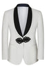 Load image into Gallery viewer, 3 Piece Black Shawl Lapel Jacquard Prom Men&#39;s Suits
