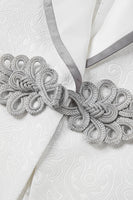 Load image into Gallery viewer, 3 Piece Black Shawl Lapel Jacquard Prom Men&#39;s Suits