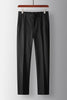 Load image into Gallery viewer, Black 2 Piece Double Breasted Peak Lapel Prom Men&#39;s Suits