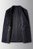 Load image into Gallery viewer, Navy Peak Lapel Striped 2 Piece Prom Men&#39;s Suits