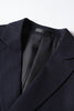 Load image into Gallery viewer, Navy Peak Lapel Striped 2 Piece Prom Men&#39;s Suits