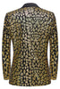 Load image into Gallery viewer, Sparkly Sequins Black Golden 2 Piece Prom Men&#39;s Suits