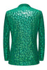 Load image into Gallery viewer, Sparkly Sequins Black Golden 2 Piece Prom Men&#39;s Suits