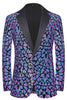 Load image into Gallery viewer, Sparkly Sequins Black Golden 2 Piece Prom Men&#39;s Suits